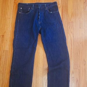 Levi's 501 dark blue men's jeans